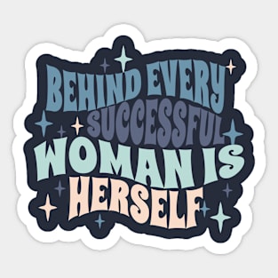 Woman Empowerment, Boss Babe Designs, Divorce Gift for Her Sticker